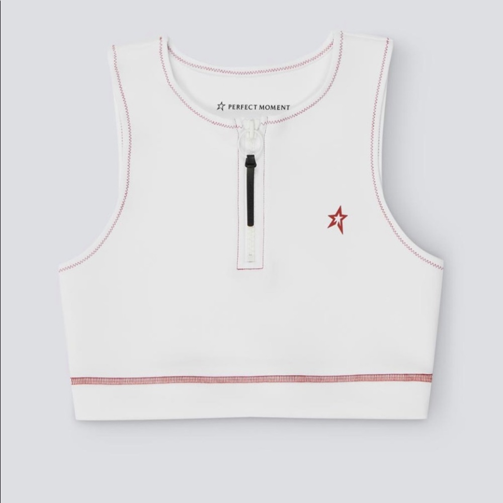 Perfect Moment PM Neo Crop Tank White Small